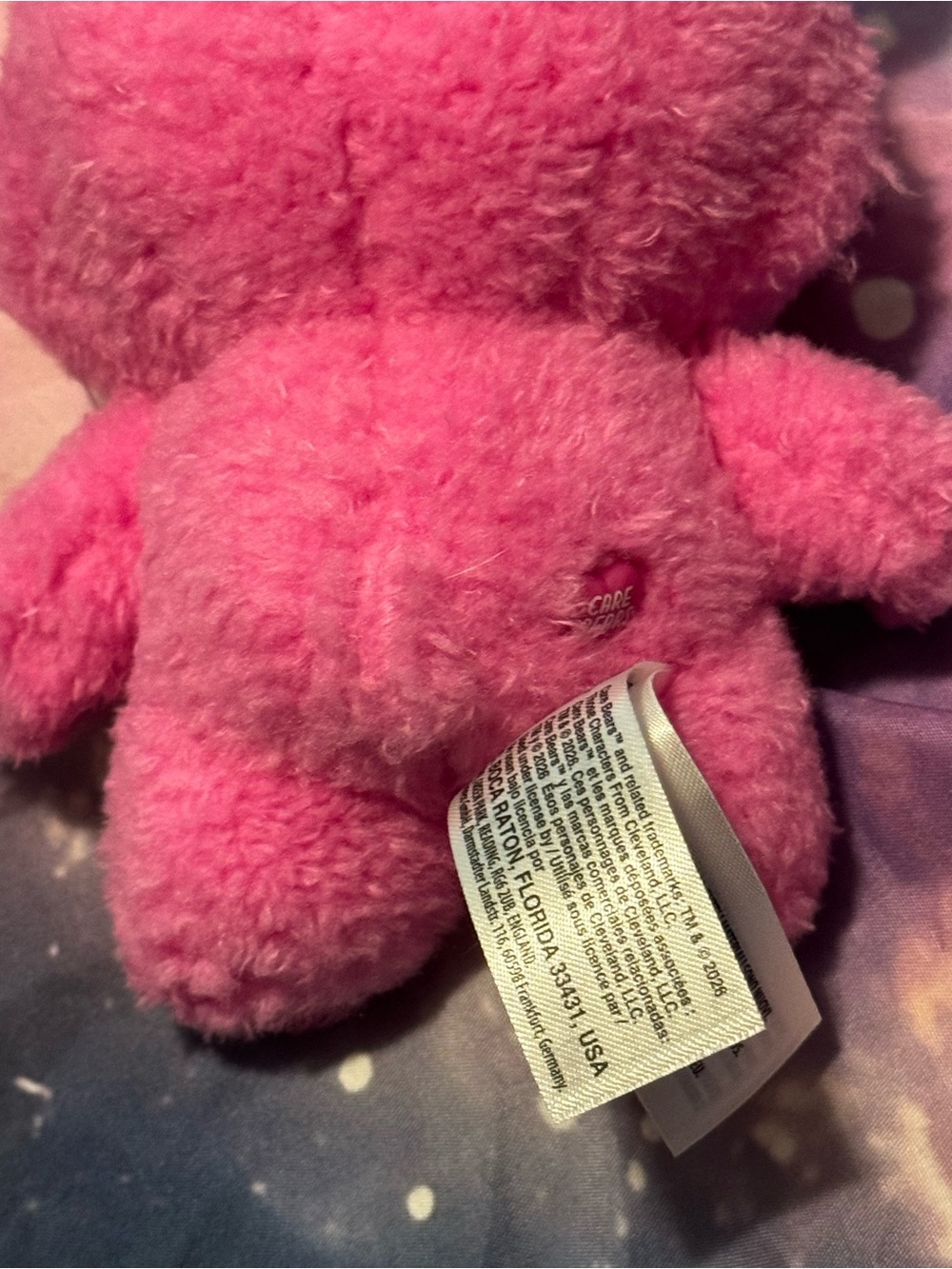 Cheer bear Care Bears cuties plush clip - Picture 5 of 5